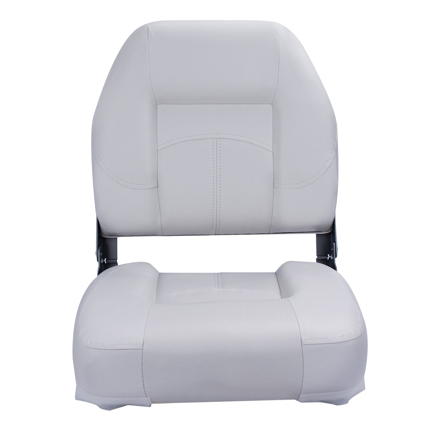 NORTHCAPTAIN Deluxe White Low Back Folding Boat Seat， 1 Seat