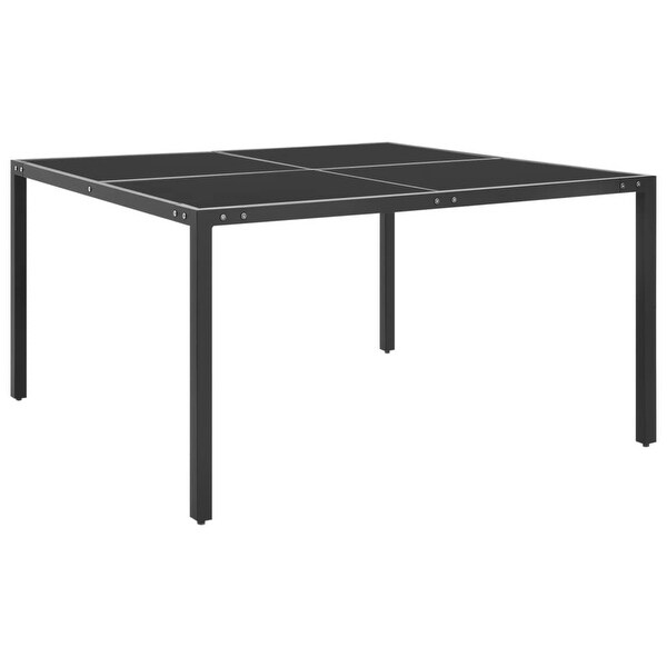 vidaXL Patio Table Anthracite 51.2