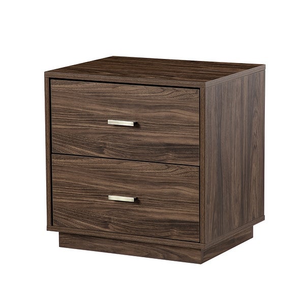 Mauer 2-Drawer End table with Storage by HULALA HOME