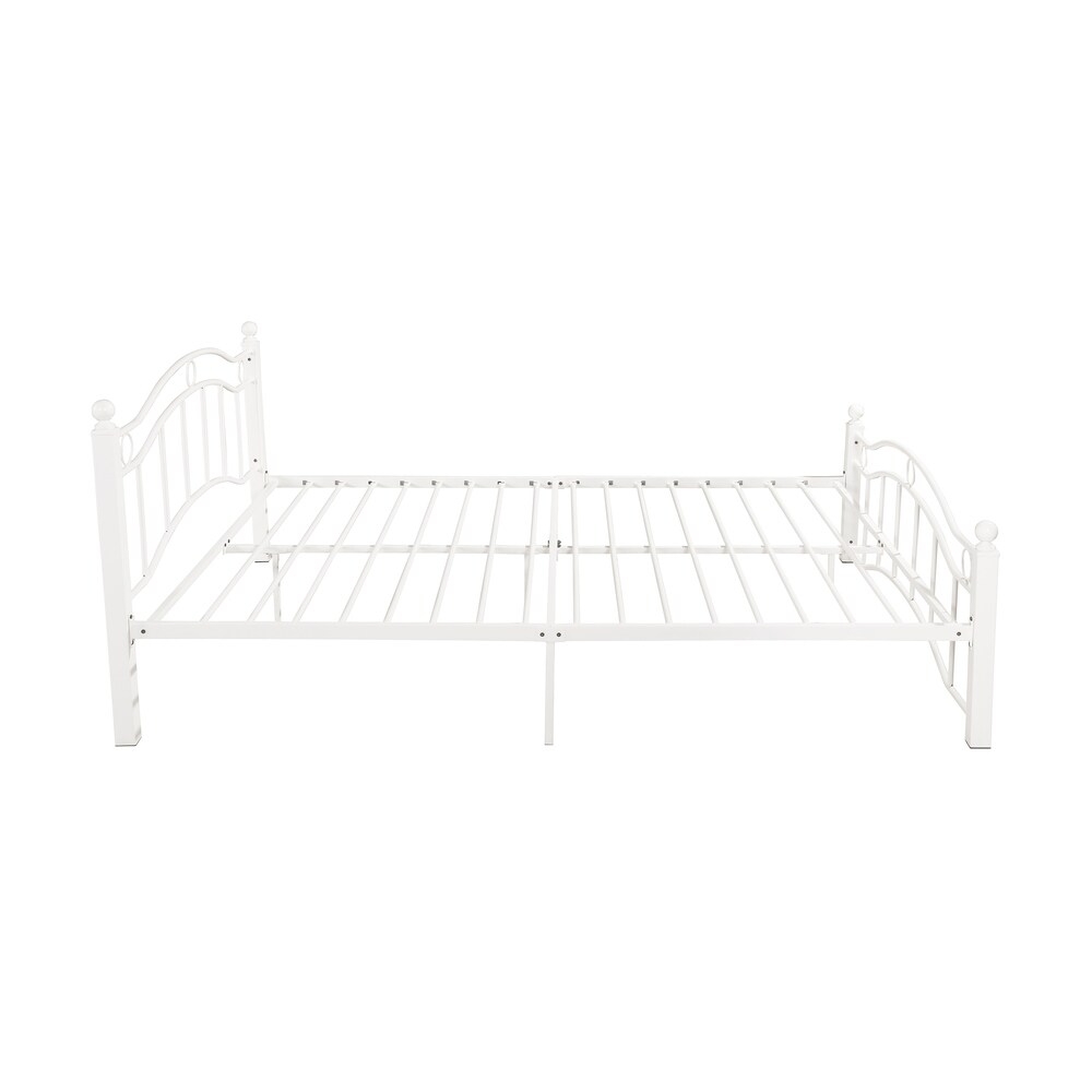 Bouvardia Contemporary Iron Bed Frame by Christopher Knight Home