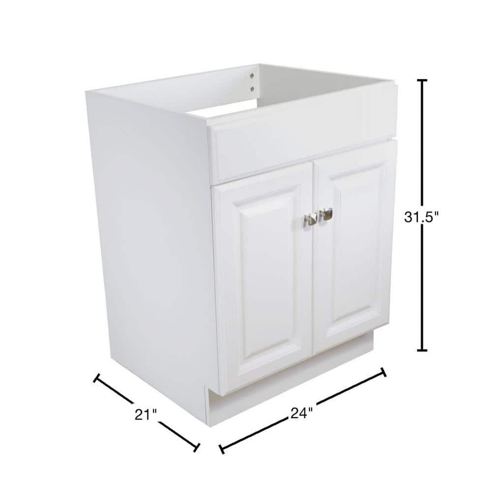 Design House Wyndham 24 in 2Door Bath Vanity Cabinet Only in White