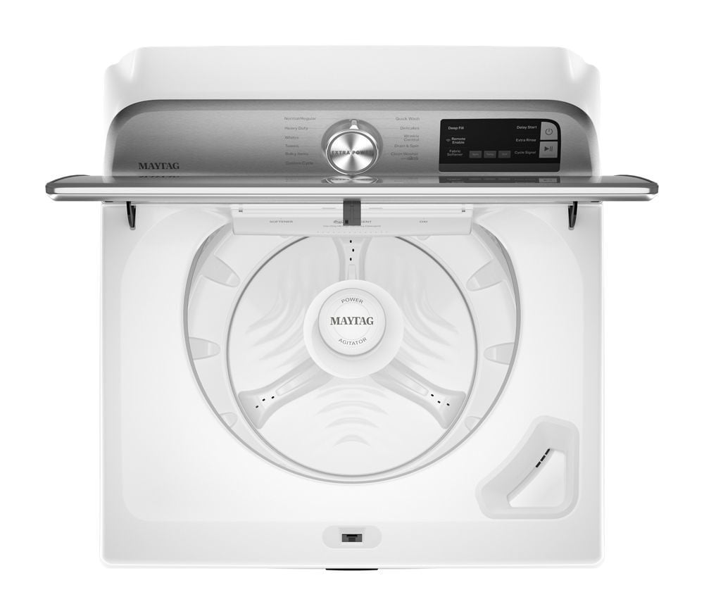 Maytag MVW6230HW Smart Capable Top Load Washer With Extra Power Button - 4.7 Cu. Ft.