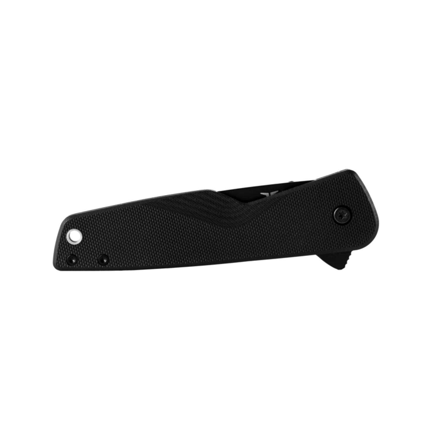 True Black 8CR13MOV Stainless Steel 7.38 in. Ball Bearing Pivot Folding Knife