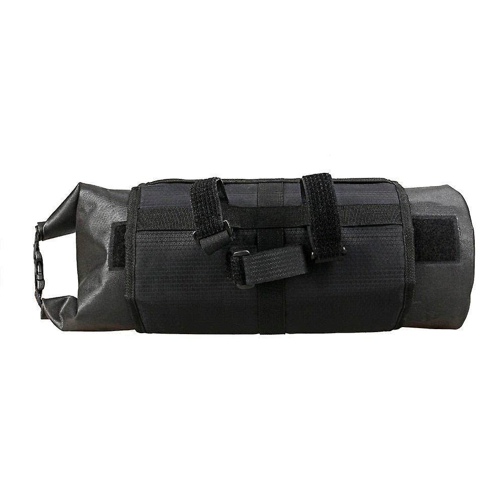 Waterproof bike front frame handlebar tube bag