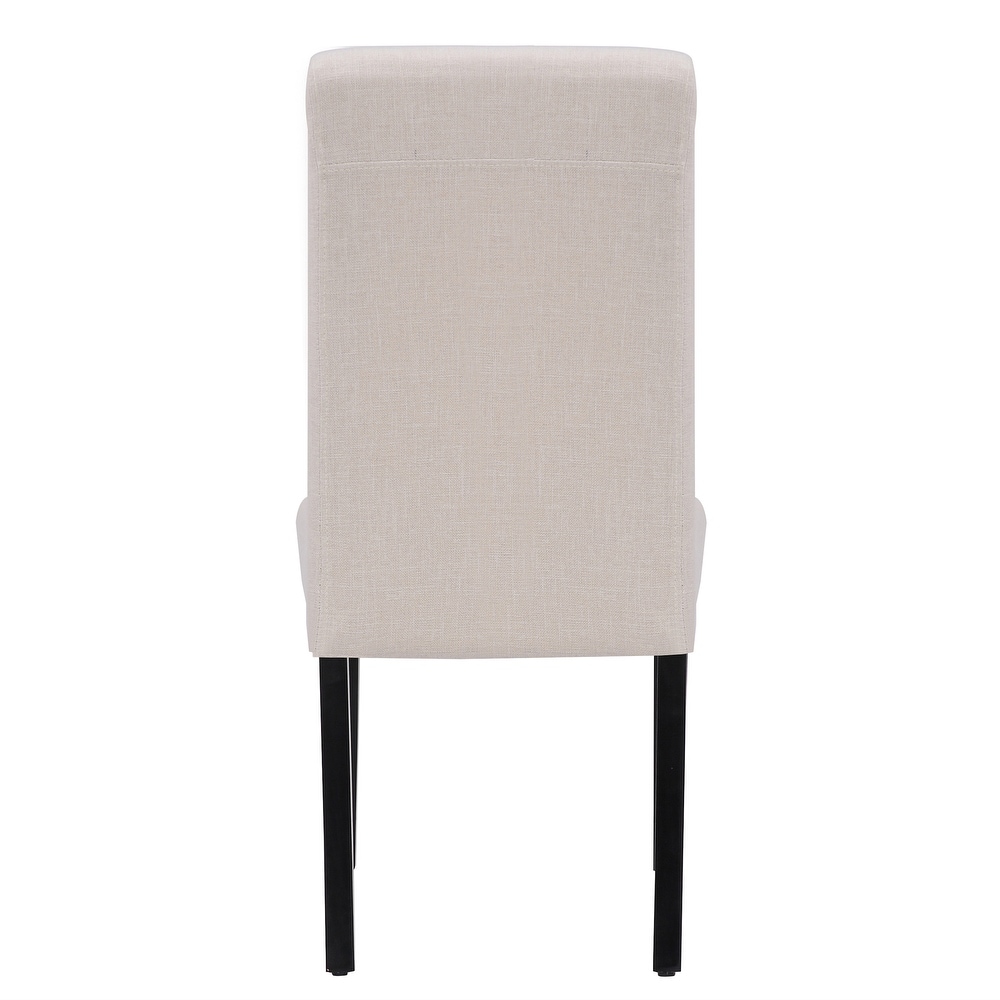 Grandview Upholstered Linen Fabric Dining Chair   38.6