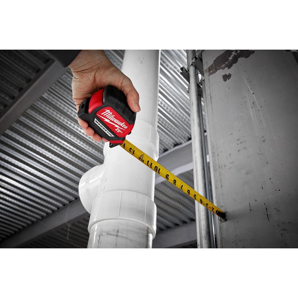 MW 25Ft Compact Magnetic Tape Measure 48-22-0325 from MW