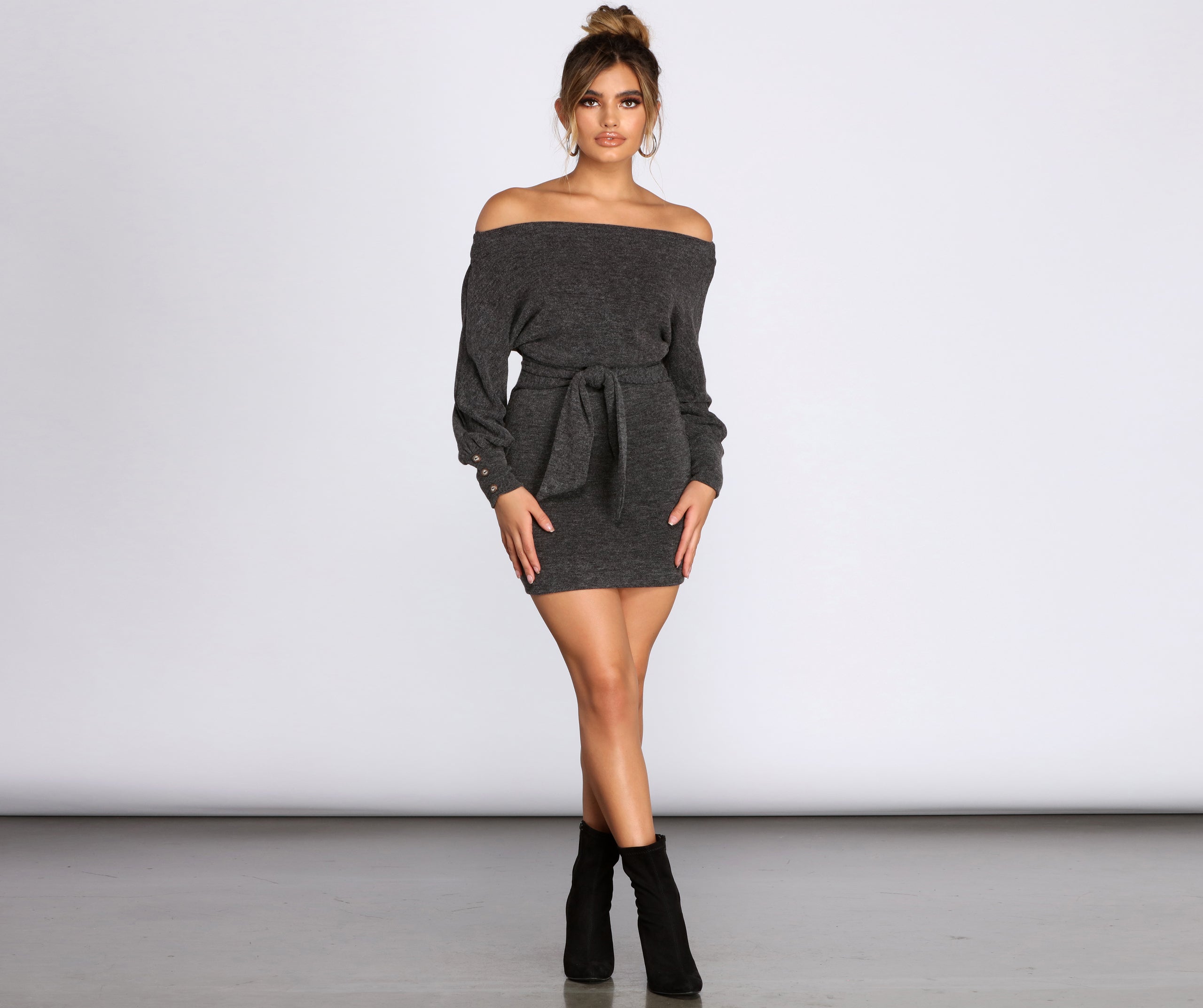 Keepin' Knit Cozy Sweater Dress