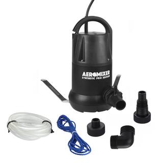 AEROMIXER MIX + AERATE WITH ONE PUMP Synthetic Pro Edition 34 HP Submersible Mixing and Aerating Pump for Synthetic Fertilizer use AERO50-3000SS