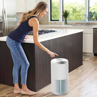 Pure Enrichment PureZone Cylinder Air Purifier - White PEAIRCYL-RT