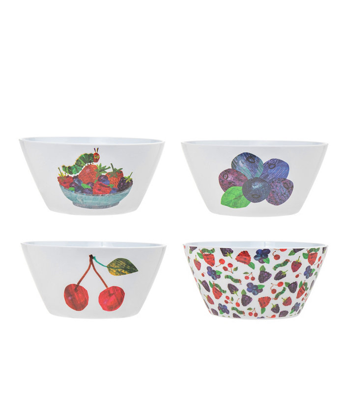 Godinger The World of Eric Carle The Very Hungry Caterpillar Berry Cereal Bowl Set of 4