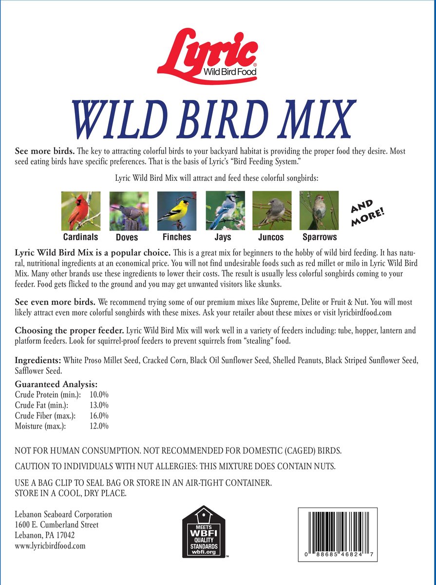 Lyric Wild Bird Food