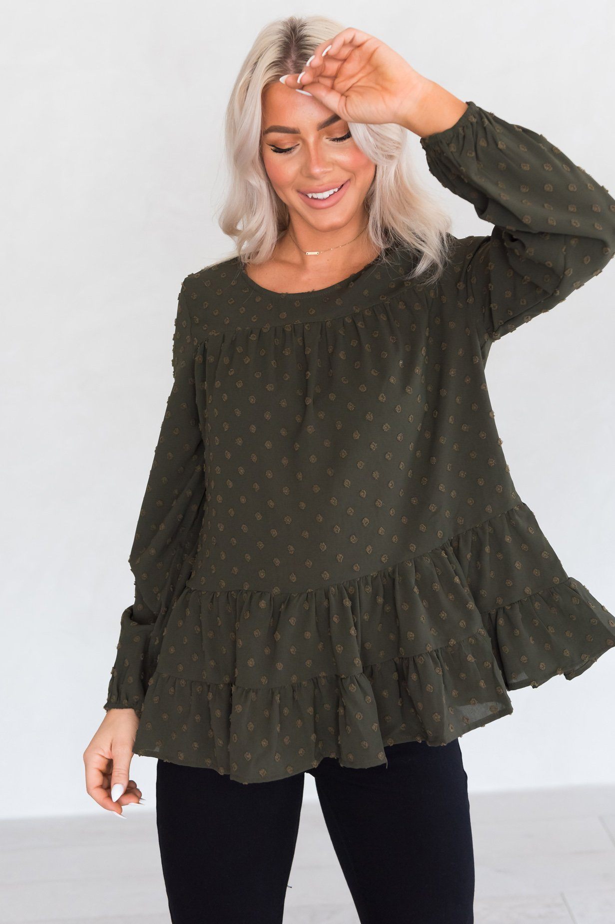 Sweet Glamour Modest Blouse