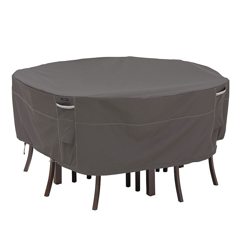 Classic Accessories Ravenna Round Patio Table and Chair Set Cover - Outdoor