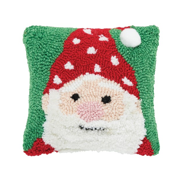 C amp f Home Santa Hooked Throw Pillow