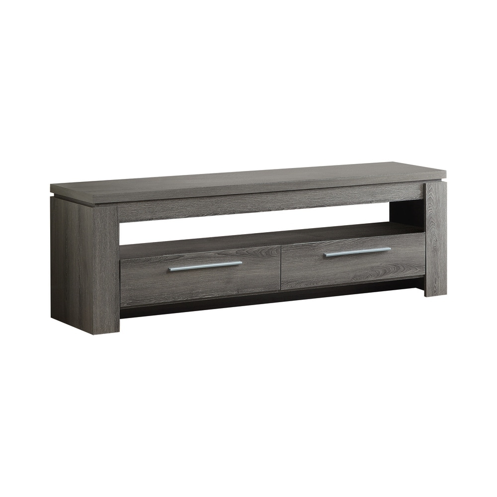 Hibbett 59 inch 2 drawer TV Console   59 inches in width