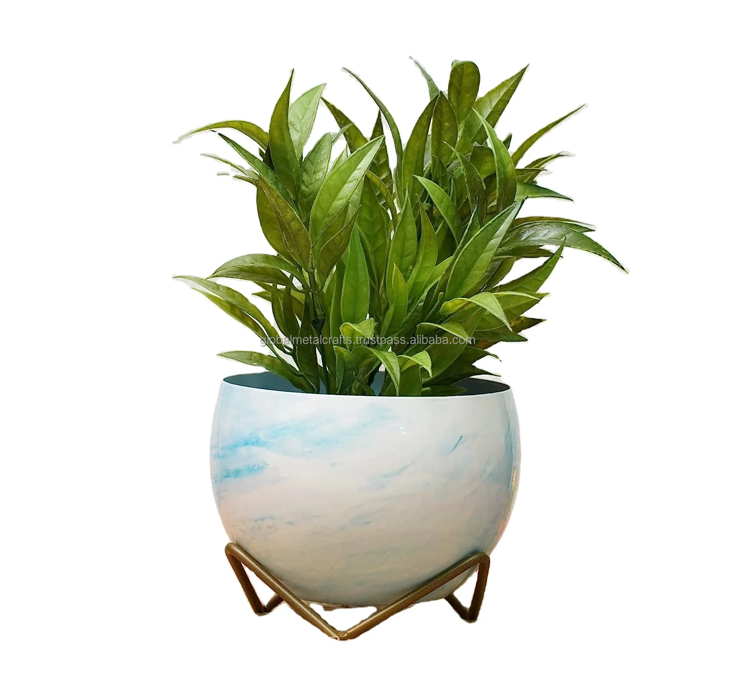 designer Pots for Indoor Plants/Metal Plant Pots for Living Room  Home Decor Garden/Succulent Pot Indoor/Rust Free