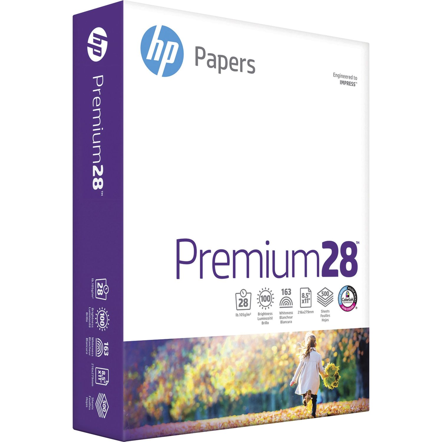 Premium28 8.5x11 Laser Copy and Multipurpose Paper - Bright White by International Paper Company HEW205200