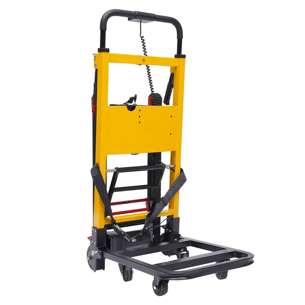 330Lbs Electric Folding Stair Climber Hand Truck Battery Powered