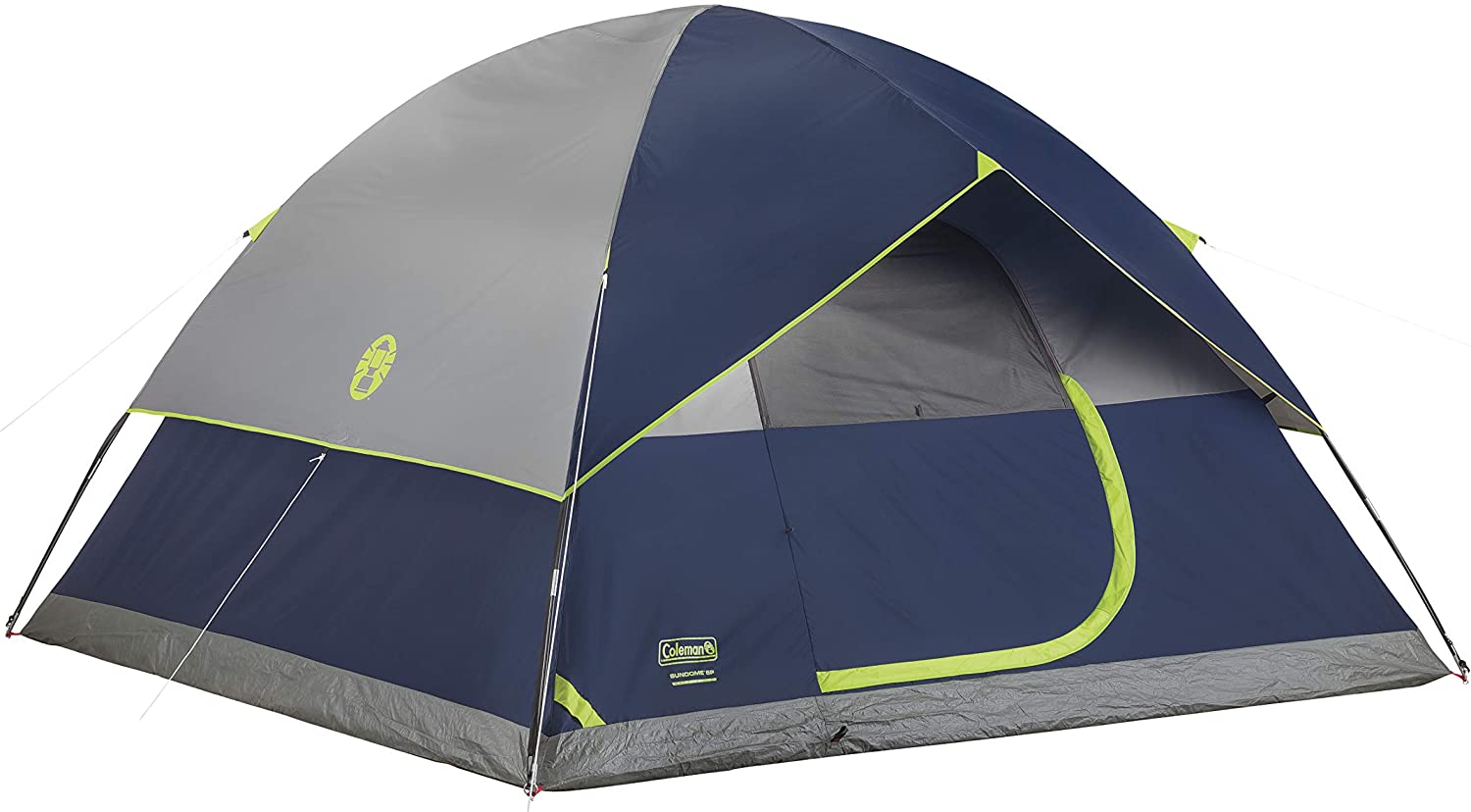 Coleman Sundome 2-Person Dome Camping Tent， Navy Blue