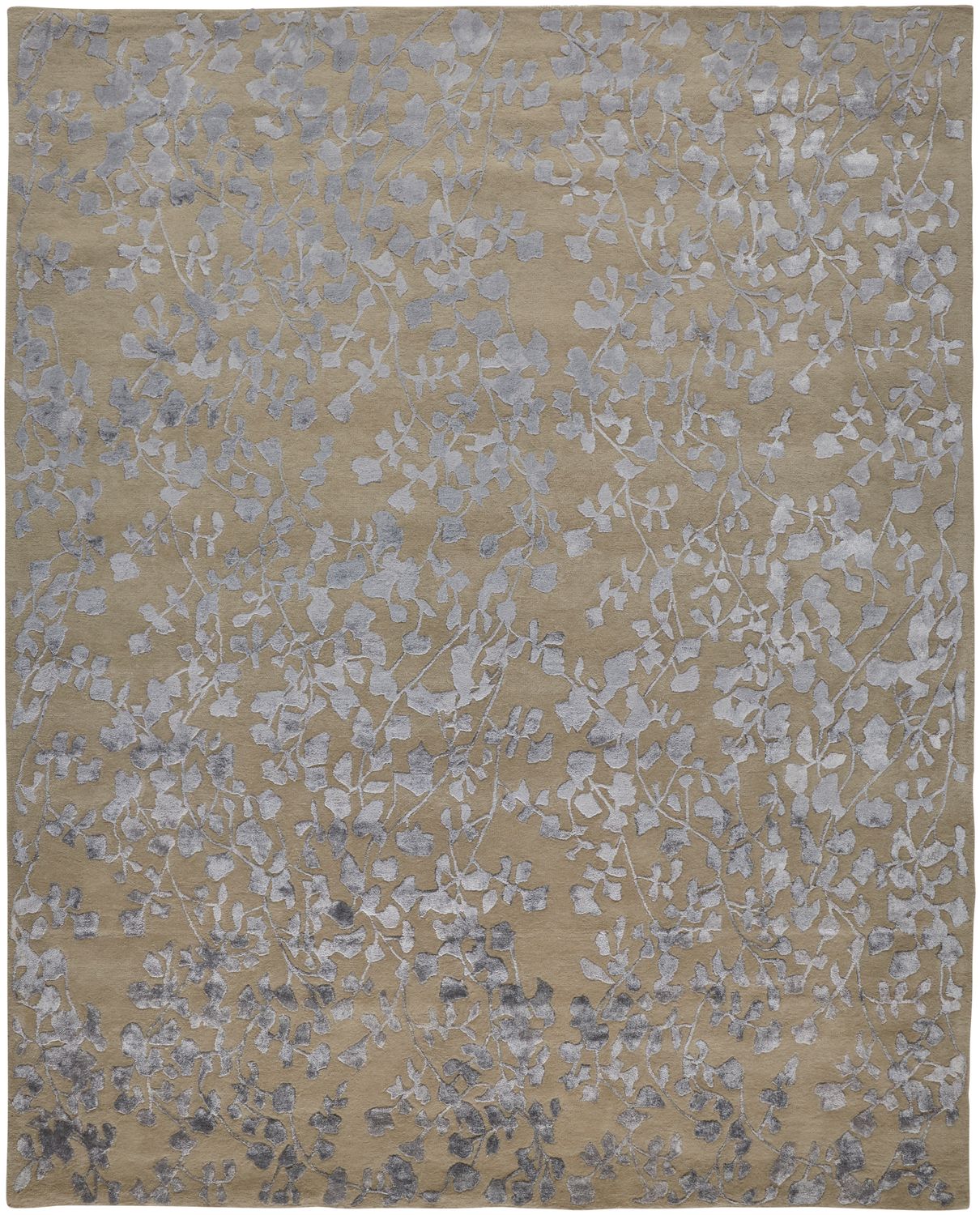 Khalo Hand Tufted Tan and Silver Rug by BD Fine