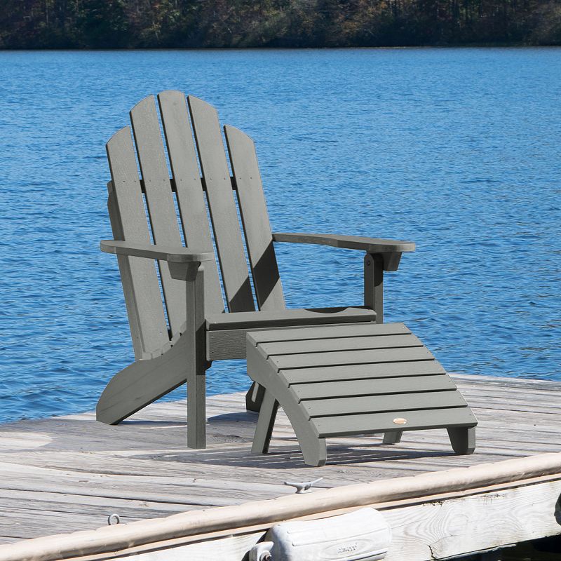 highwood Classic Westport Adirondack Chair with Ottoman