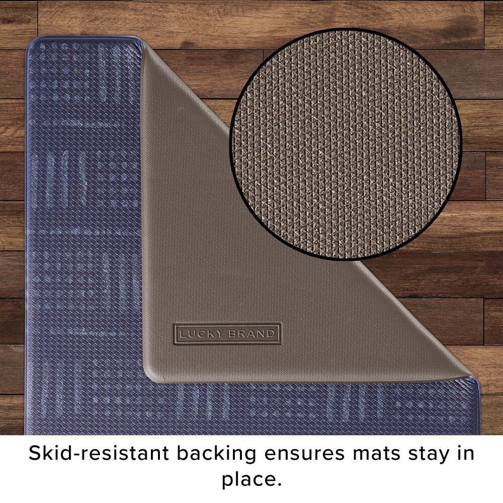 Lucky Brand Anti Fatigue and Skid Resistant Wellness Mat