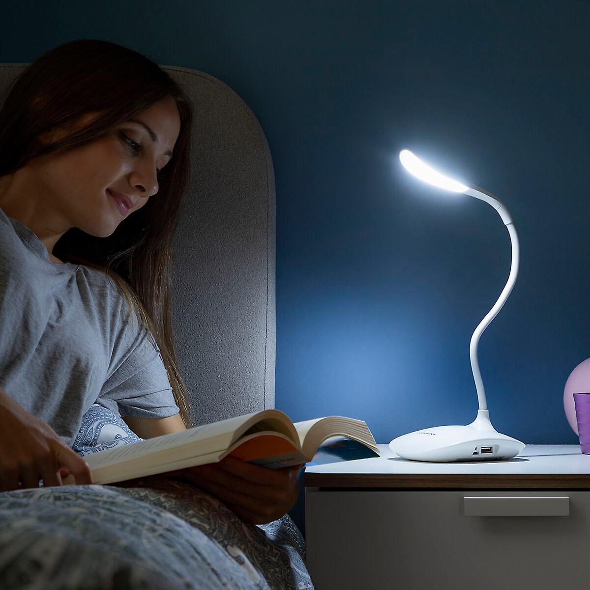 Rechargeable touch-sensitive led table lamp lum2go innovagoods