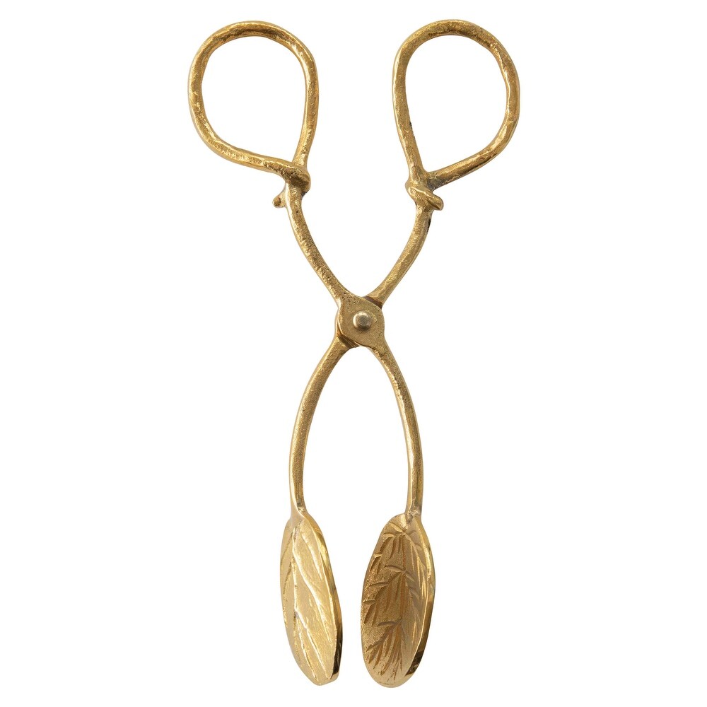 Embossed Leaf Shaped Tongs   7.8\