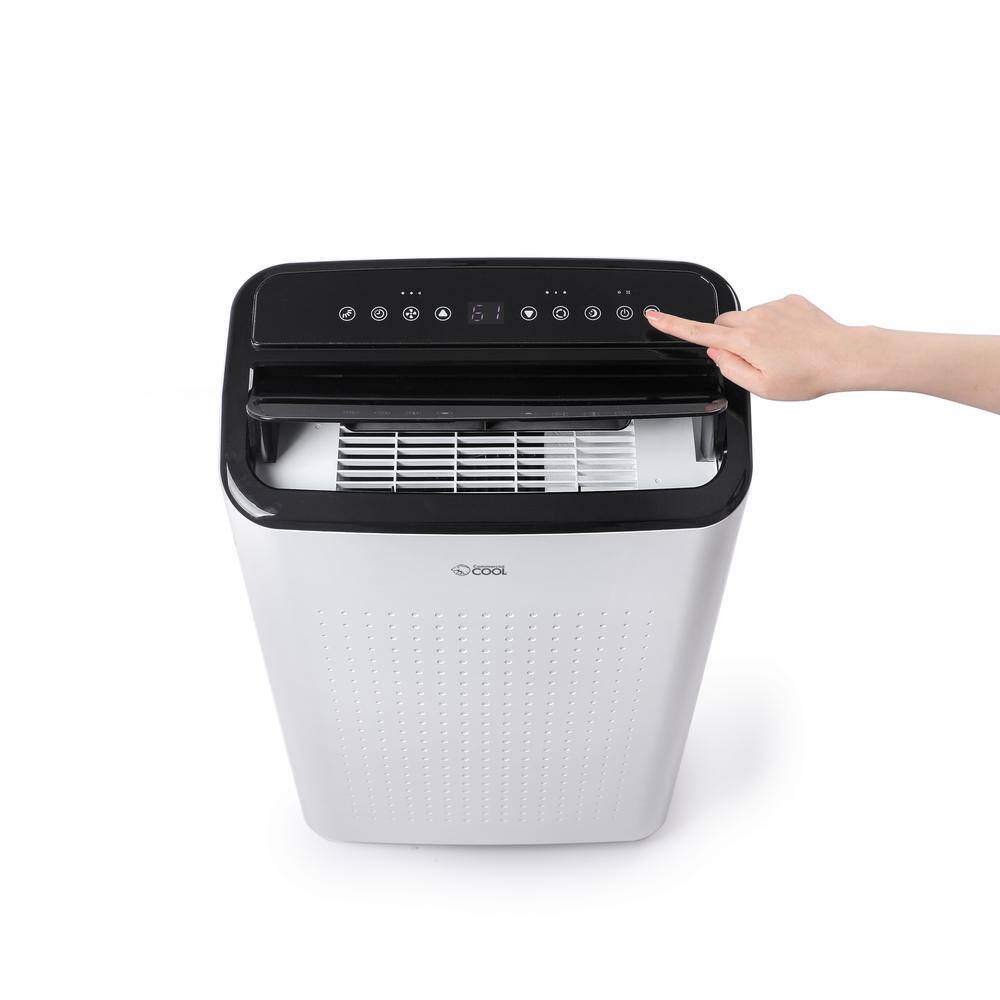 Commercial Cool 9000 BTU (6350 BTU (SACC)) Portable Air Conditioner Bedroom Edition Wi-Fi Enabled in White CCP6JW