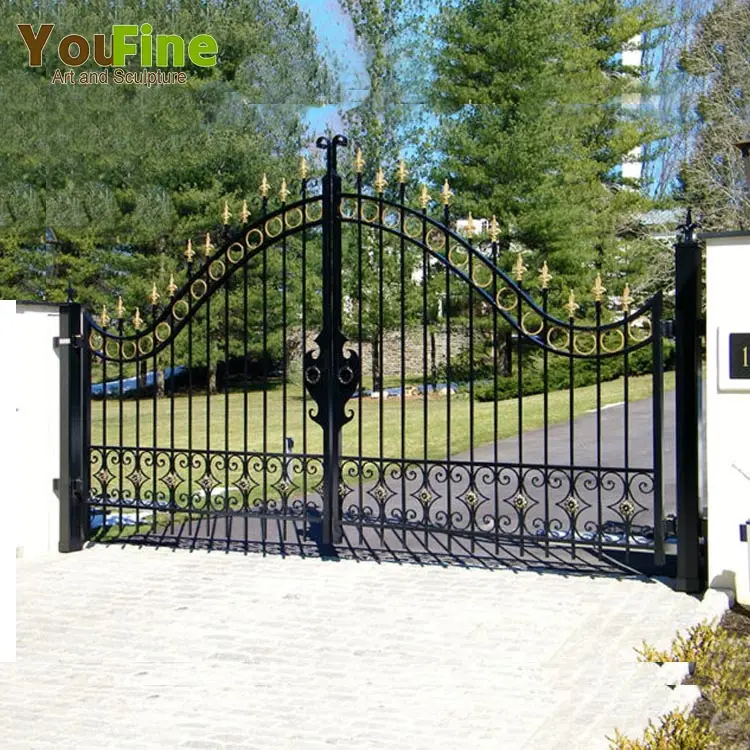 wrought Iron Gate Design/ Iron Fancy Gates for Homes