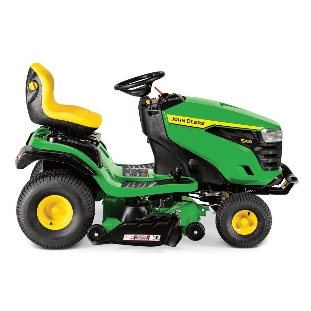 John Deere S160 48 in. 24 HP V-Twin ELS Gas Hydrostatic Riding Lawn Tractor BG21211