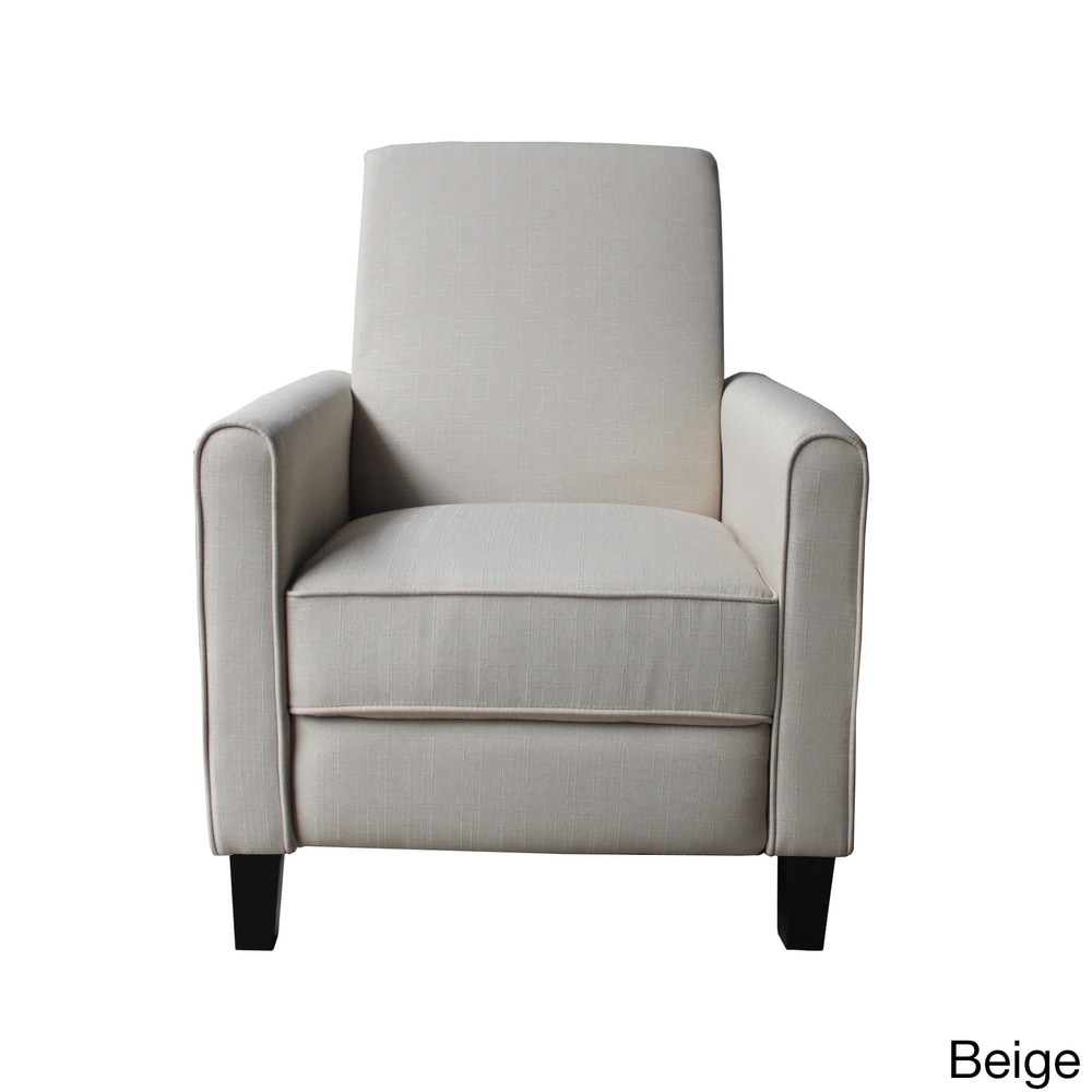 Contemporary Fabric Compact Recliner Chair