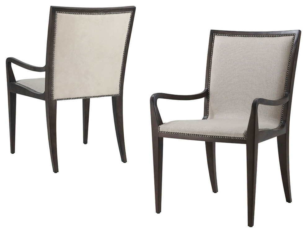 Mid Century Modern Dining Armchair   Transitional   Dining Chairs   by English Georgian America  Houzz