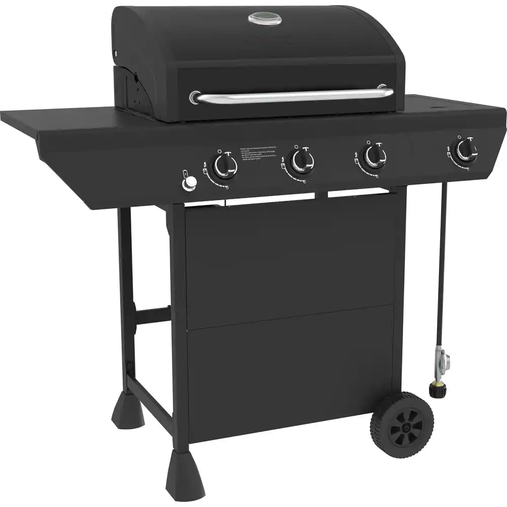 Nexgrill 720-0925S 3-Burner Propane Gas Grill in Black with Side Burner