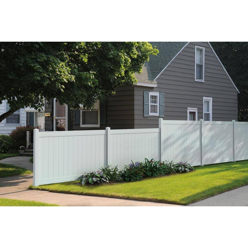 Veranda Pro-Series 6 ft. H x 8 ft. W Woodbridge Privacy Vinyl Fence Panel 128014