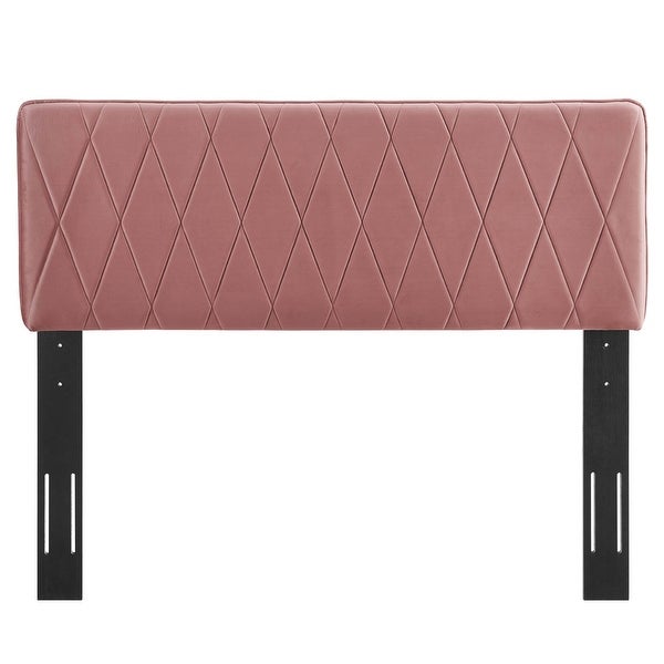 Leila Performance Velvet Full/Queen Headboard - - 34350912