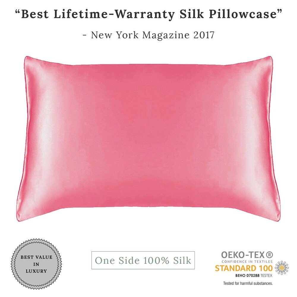 MYK Silk Pillowcase with Cotton Underside