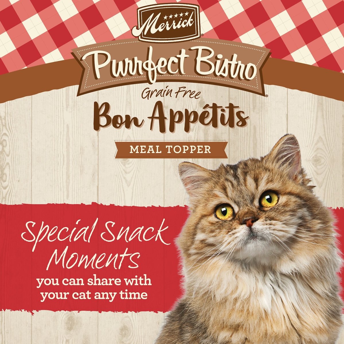 Merrick Purrfect Bistro Bon Appetits Grain-Free Beef Recipe Morsels in Gravy Adult Cat Food Pouches