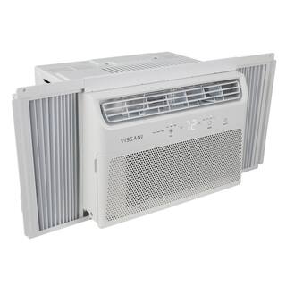 Vissani 6000 BTU 115-Volt Window Air Conditioner for 250 sq. ft. Rooms in White VWA06