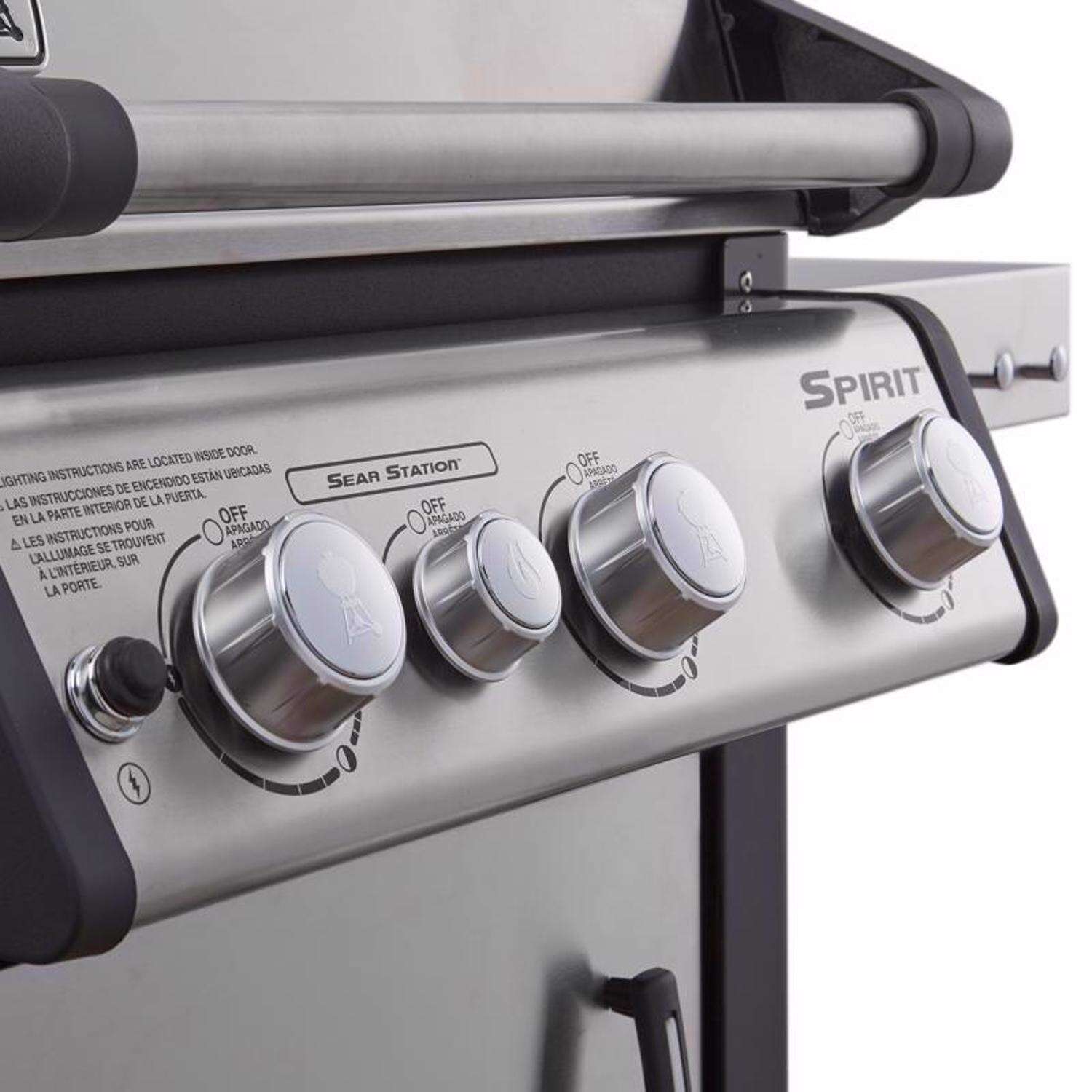 Weber Spirit SP-335 3-Burner Propane Gas Grill， Stainless Steel