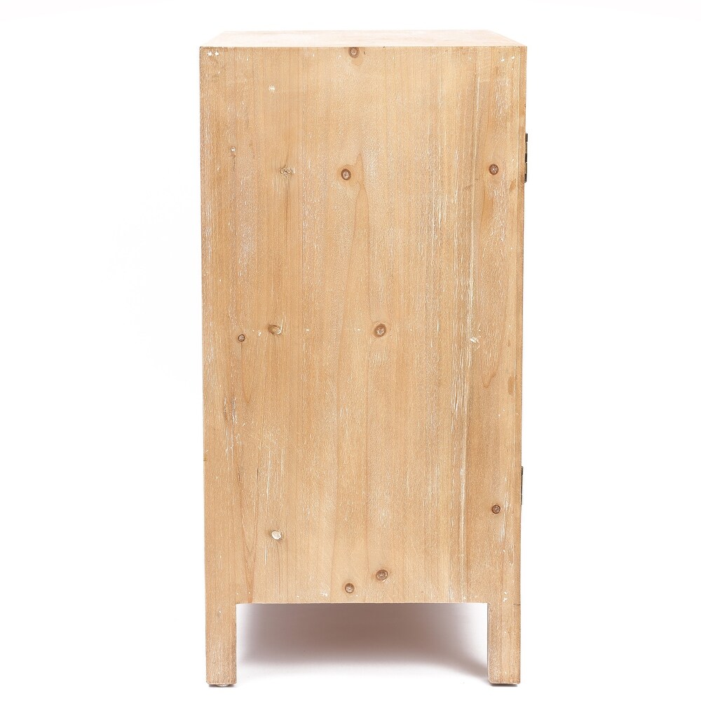 Natural Wood 2 Door Storage Cabinet   31.89\