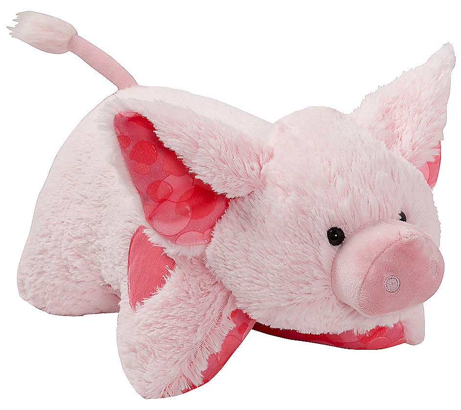 Pillow Pets Sweet Scented Bubble Gum Pig PlushToy