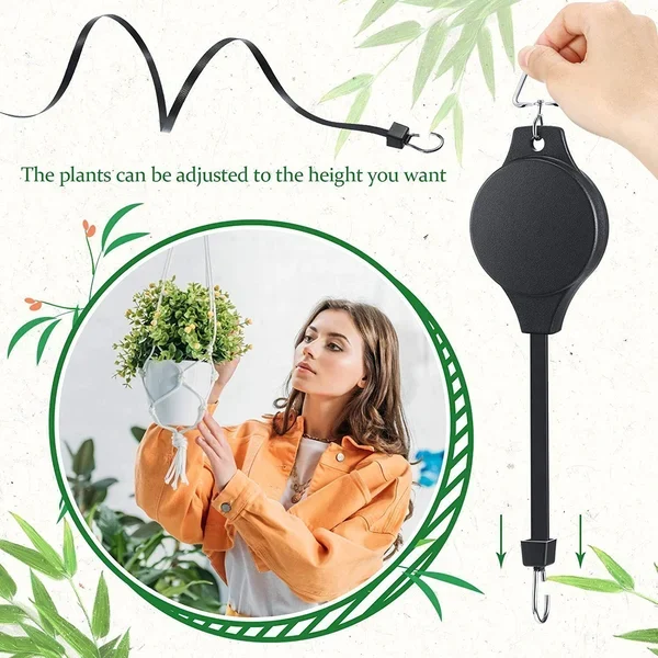 49% 0FF🌳Plant Pulley Set For Garden Baskets Pots, Birds Feeder