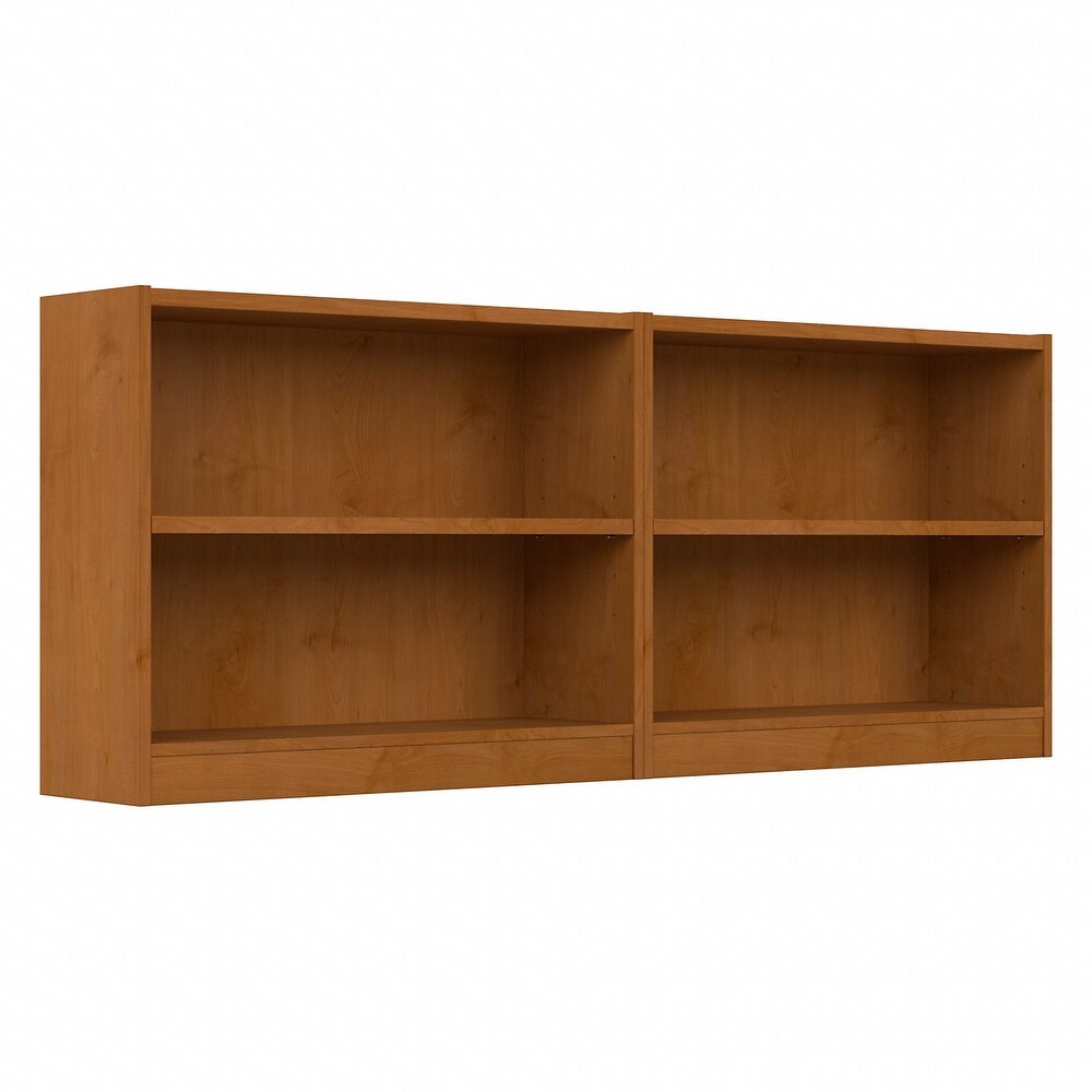 Universal Small 2 Shelf Bookcase Set of 2 by Bush Furniture