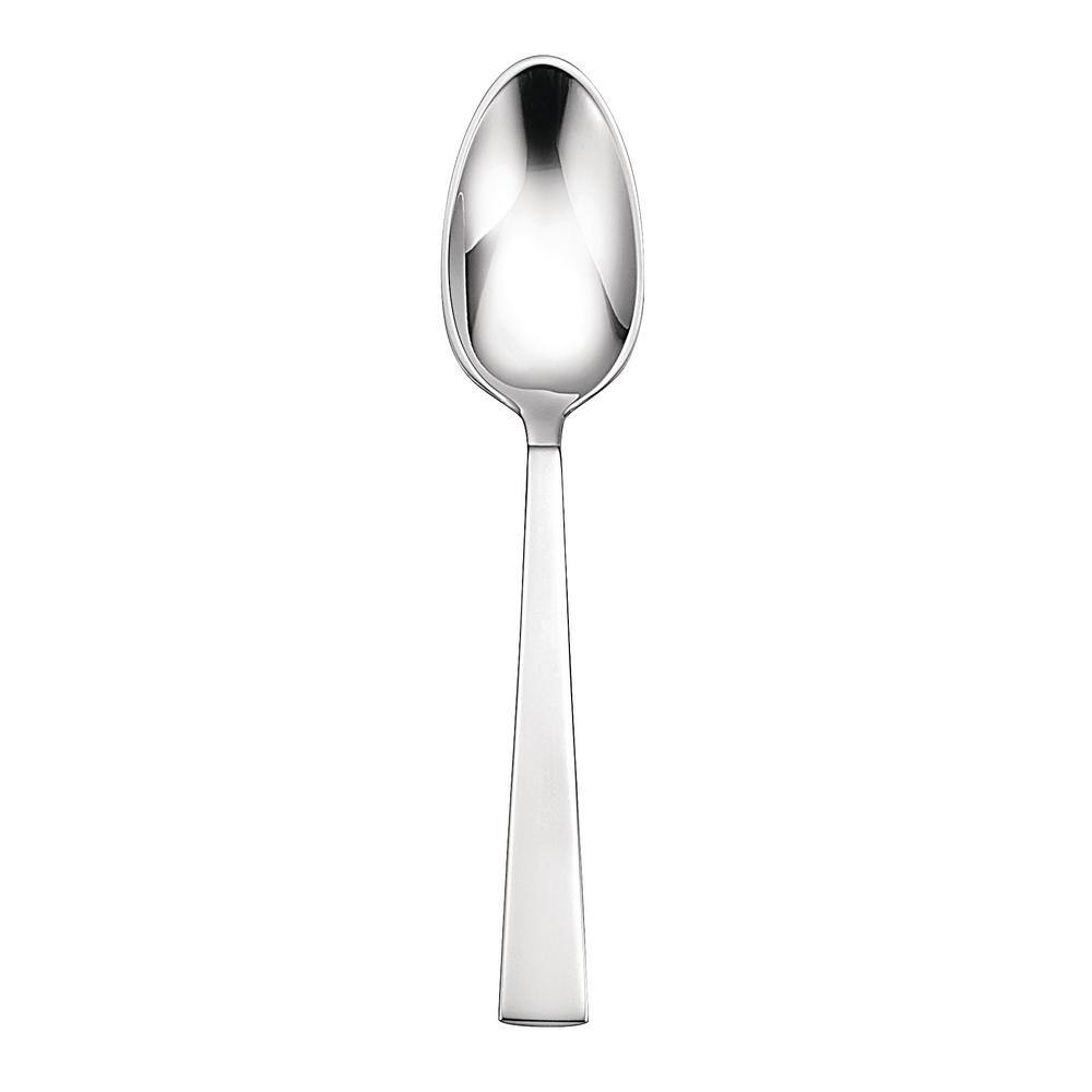 Oneida Fulcrum 1810 Stainless Steel Oval Bowl SoupDessert Spoons (Set of 12) T657SDEF