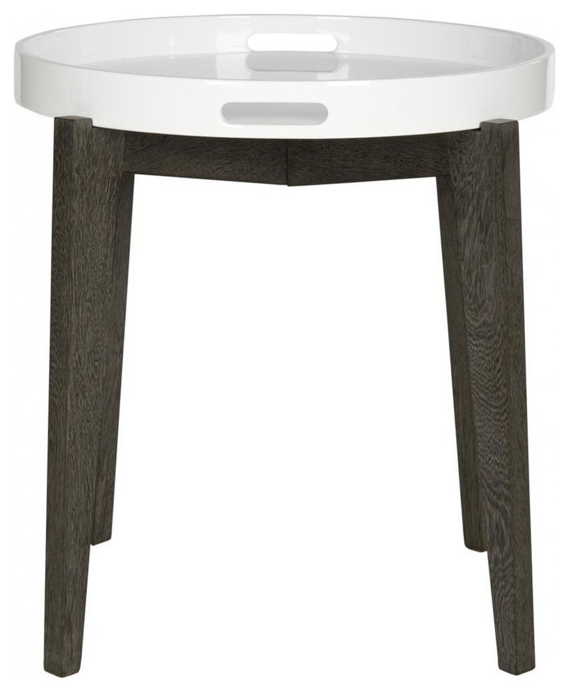 Safavieh Ben Lacquer Side Table   Transitional   Side Tables And End Tables   by HedgeApple  Houzz