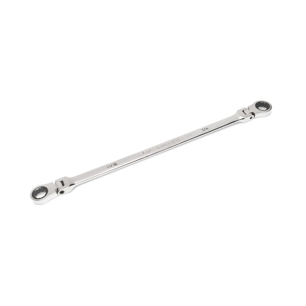 GEARWRENCH 90 Tooth 12 Point GearBox Double Flex Ratcheting Wrench 11/16x3/4 86829 from GEARWRENCH