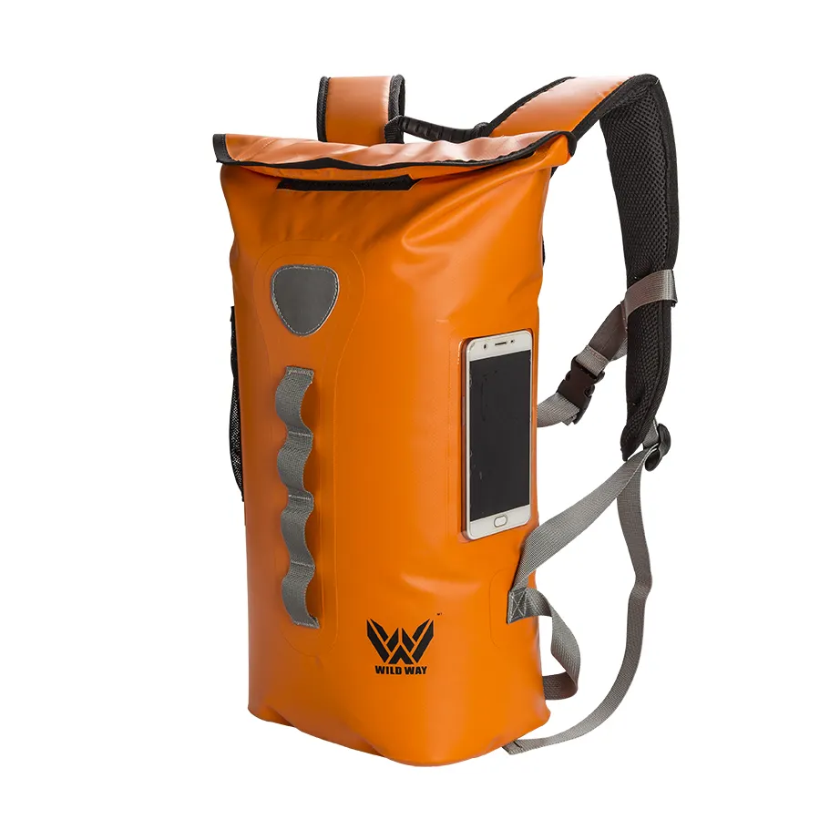 Factory High Quality 500D PVC Tarpaulin Outdoor Hiking Camping Waterproof Dry Bag Backpack