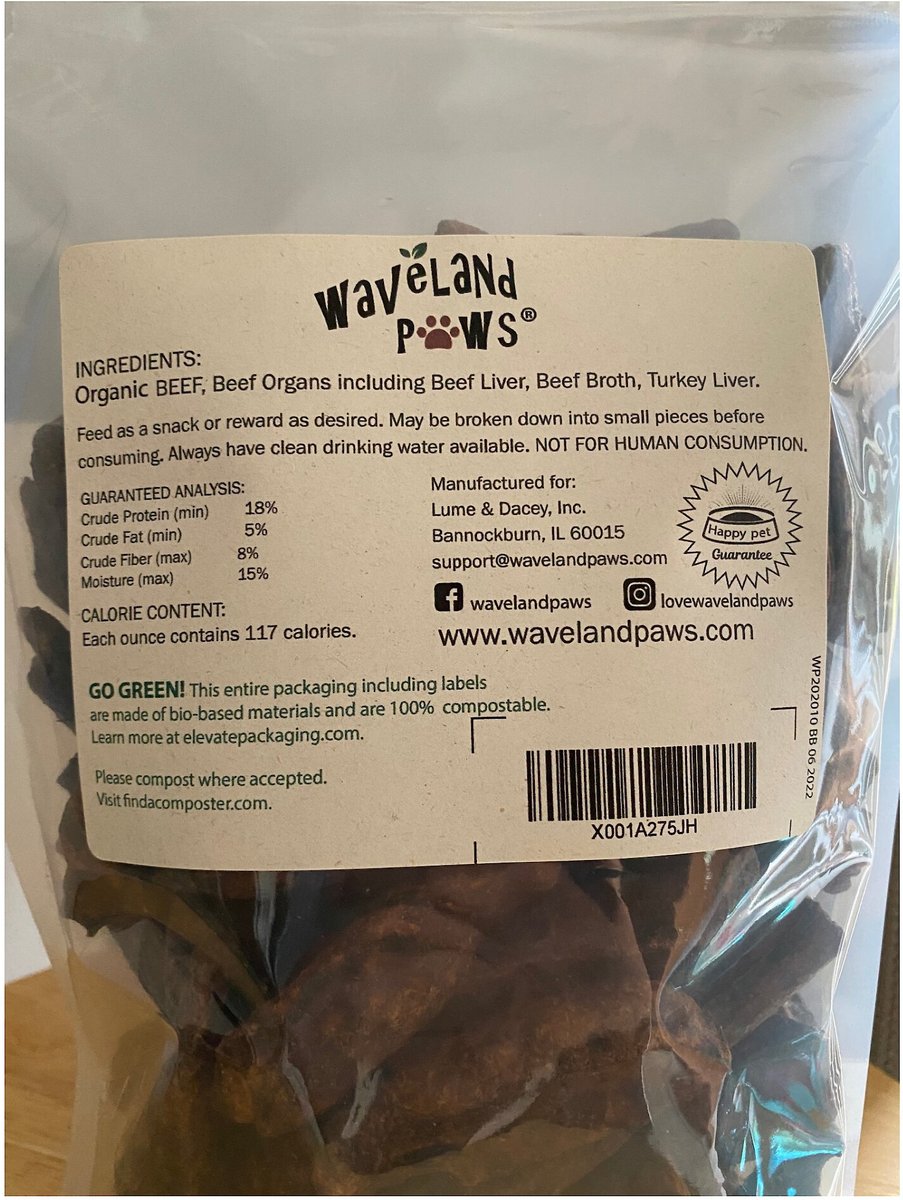 Waveland Paws Beef Meaty Sticks Dog Treats