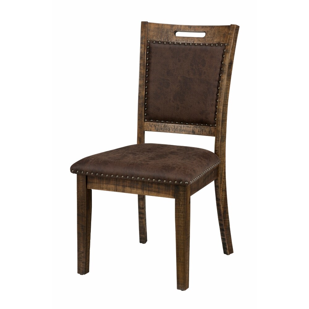 Cannon Valley Distressed Upholstered Dining Chair (Set of 2) by Jofran